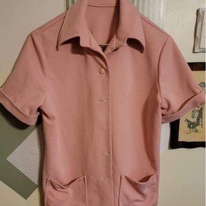 Vintage | Pink Button Down Top